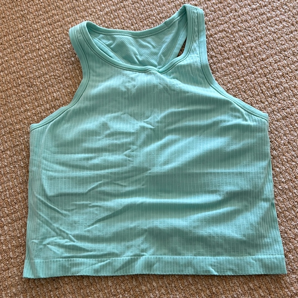 Teal lulu tank top